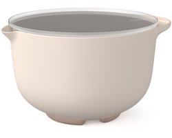 Mepal Beslagkom met deksel Chef it - 4 l - Schaal - Magnetron- en vaatwasmachinebestendig - Bakspullen - Chalk