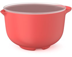 Mepal Beslagkom met deksel Chef it - 4 l - Schaal - Magnetron- en vaatwasmachinebestendig - Bakspullen - Coral