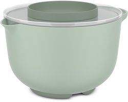 Mepal Beslagkom met spatdeksel Chef it - 3 l - Schaal - Magnetron- en vaatwasmachinebestendig - Bakspullen - Nordic sage