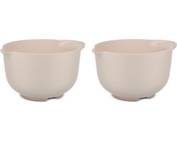 Mepal Beslagkom set 2 delig Chef it - Magnetron- en vaatwasmachinebestendig - Bakspullen - Chalk