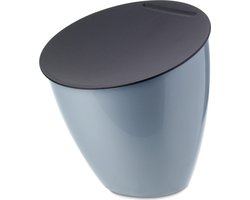 Mepal Calypso afvalbakje – 2,2 liter – Afvalbakje aanrecht met deksel – Nordic blue 2020 versie