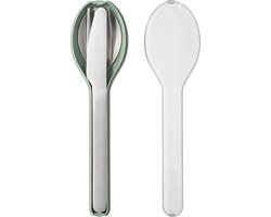 Mepal - Ellipse bestekset 3-delig - Mes, vork en lepel - RVS - Nordic sage