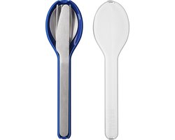 Mepal - Ellipse bestekset 3-delig - Mes, vork en lepel - RVS - Vivid blue