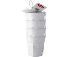 Mepal Hamlet Mug - Campingbeker - wit - 4 stuks