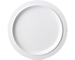 Mepal Klein Melamine Bord Lichtgewicht en Sterk P220 Wit