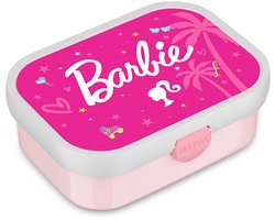 Mepal Lunchbox Campus - 750 ml - Broodtrommel met vakjes voor kinderen - Geschikt voor 4 boterhammen - Barbie