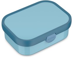 Mepal lunchbox Campus - 750 ml - Broodtrommel met vakjes voor kinderen - Geschikt voor 4 boterhammen - Cool blue