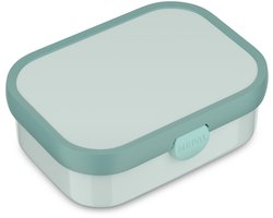 Mepal lunchbox Campus - 750 ml - Broodtrommel met vakjes voor kinderen - Geschikt voor 4 boterhammen - Cool mint