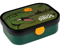 Mepal Lunchbox Campus - 750 ml - Broodtrommel met vakjes voor kinderen - Geschikt voor 4 boterhammen - Dino
