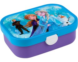 Mepal lunchbox Campus – Broodtrommel met vakjes voor kinderen – Geschikt voor 4 boterhammen – Frozen 2