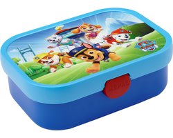Mepal lunchbox Campus – Broodtrommel met vakjes voor kinderen – Geschikt voor 4 boterhammen – Paw Patrol Pups