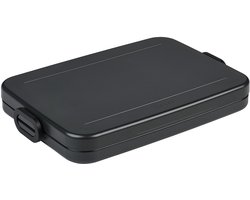 Mepal Lunchbox flat – Broodtrommel – 4 boterhammen - Nordic black