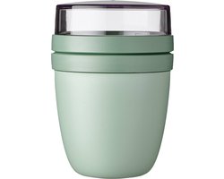 Mepal Lunchpot – 500 ml + 200 ml – Yoghurt en Muesli beker to go – Ellipse – Nordic sage