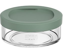 Mepal Lunchpot compartiment Ellipse - 200 ml - Extra compartimenten voor Lunchpot 500 ml - Yoghurtbeker en Muesli beker to go - Vaatwasserbestendig - Nordic sage