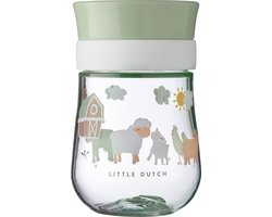 Mepal Mio 360° oefenbeker Little Dutch - 300 ml - Makkelijk vast te houden - Kinderservies - Little Farm