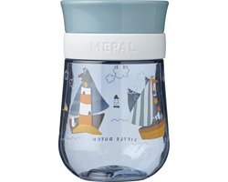 Mepal Mio 360° oefenbeker Little Dutch - 300 ml - Makkelijk vast te houden - Kinderservies - Sailors Bay