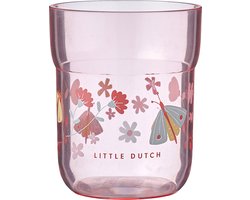Mepal Mio Kinderbeker Little Dutch - 250 ml - Makkelijk vast te houden - Kinderservies - Flowers & Butterflies