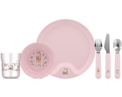 Mepal Mio kinderservies set Little Dutch - 6-delig - Kraamcadeau - Kinderservies - Fairy Garden