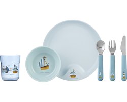 Mepal Mio kinderservies set Little Dutch - 6-delig - Kraamcadeau - Kinderservies - Sailors Bay