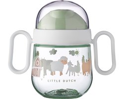 Mepal Mio non-spill sippy cup mio 2.0 Little Dutch - 200 ml - Makkelijk vast te houden - Kinderservies - Little Farm