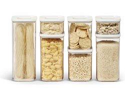 Mepal Modula starterset bewaardozen – 7-delig – Voorraaddoos – Wit