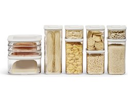 Mepal Modula starterset bewaardozen - 9-delig - Voorraaddoos - Wit