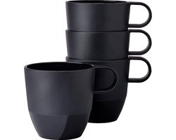 Mepal mok Silueta – 4x 300 ml – Koffiebeker – Nordic black