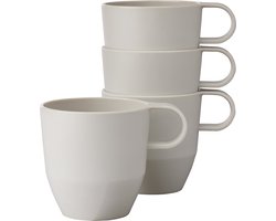 Mepal mok Silueta – 4x 300 ml – Koffiebeker – Nordic white
