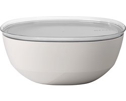 Mepal serveerschaal met deksel Silueta – 5000 ml – Saladeschaal – Nordic white