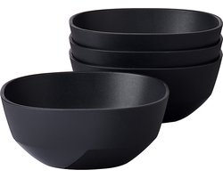 Mepal serveerschaal Silueta – 4x 250 ml – Saladeschaal – Nordic black