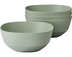 Mepal serveerschaal Silueta – 4x 750 ml – Saladeschaal – Nordic sage