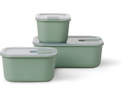 Mepal set vershouddozen EasyClip – 3-delig – Voorraaddoos – Nordic sage