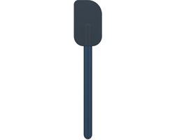 Mepal Spatel Chef it - 26,7 cm - Schraapt kommen perfect schoon - Hittebestendige silliconen: tot 250°C - Magnetron- en vaatwasmachinebestendig - Bakspullen - Navy