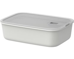 Mepal Vershouddoos EasyClip - 1,5 l - Vershoudbakjes met schuifsluiting - Geschikt voor magnetron, stoomoven, koelkast en vriezer - Nordic white