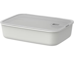 Mepal Vershouddoos EasyClip - 2,25 l - Vershoudbakjes met schuifsluiting - Geschikt voor magnetron, stoomoven, koelkast en vriezer - Nordic white