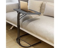Merah® inklapbare Bijzettafel - Opvouwbare laptop en bedtafel - Multifuntioneel - grijs