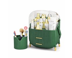Mera.O - make up organizer - opbergdoos - make up penhouder - groen