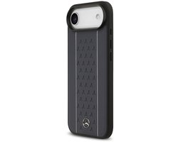 Mercedes-Benz Back Cover - Genuine Leather - iPhone 17 Air - Navy - Schokabsorberend Design