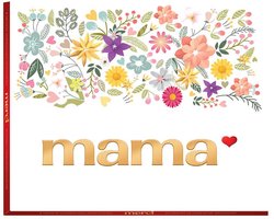 merci 250g "mama" - merci Finest Selection Assorted chocolade - Mix van 8 smaken - Chocolade cadeau - Cadeau voor Moederdag - Individueel verpakte chocoladereepjes