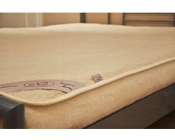 Merino Wol Onderlegger 80x160 cm met Elastiek - 100% Wol