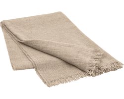 Merino Wollen Plaid Moonbeam | 130 x 220 cm | Beige | Wol