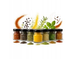 Merkloos - Glazen Potje - 40 ml - Met Schroefdeksel - Set van 50 Stuks