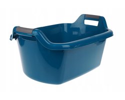 Merkloze Rechthoekige Kom 55L - Blauw