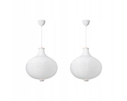 Merkloze Rijstpapieren Plafondlamp - Bolvormig, Wit, 57 cm