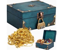 Merkloze Vintage Houten Kist - Decoratie & Opbergkist