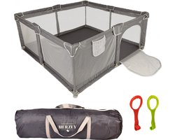 MERZEY® Grondbox – Baby Box – Babybox – Speelbox – inclusief draagtas- groot oppervlak - inclusief speelballen