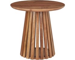 MESILLA - Ronde salontafel - Donkerhout - Acaciahout