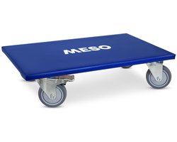 MESO Meubelroller 2x Geremd - TPR wiel - 600x350mm - Max 350kg - Streepvrij - Meubelhondje - Verhuistrolley - Transportdolly