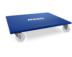 MESO Meubelroller XL Ongeremd - Nylon wiel - 800x600mm - Max 400kg - Industrieel - Meubelhondje - Verhuistrolley - Transportdolly