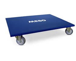 MESO Meubelroller XL Ongeremd - TPR wiel - 800x600mm - Max 270kg - Streepvrij - Meubelhondje - Verhuistrolley - Transportdolly